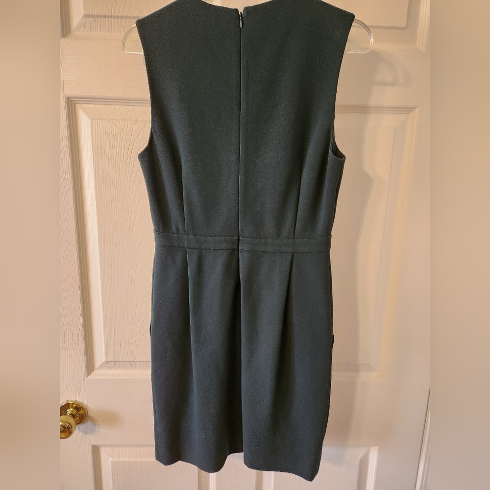 Diane Von Furstenberg Savri Dress in Forest Green 8 - Picture 5 of 9